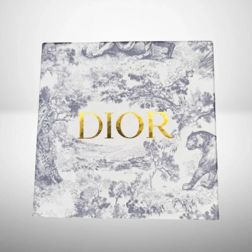 CHRISTIAN DIOR NEW SADDLE CARDHOLDER IN OBLIQUE BLUE CANVAS